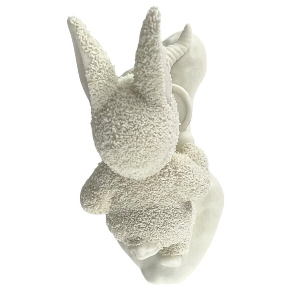 1997 Dept 56 Snowbunnies You’re As Cute As A Bugs Ear Bunny Figurine Worm VTG - Picture 9 of 9